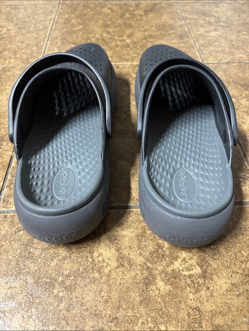 CROCS Black Slip-On Clog men’s 11 - Picture 4 of 7
